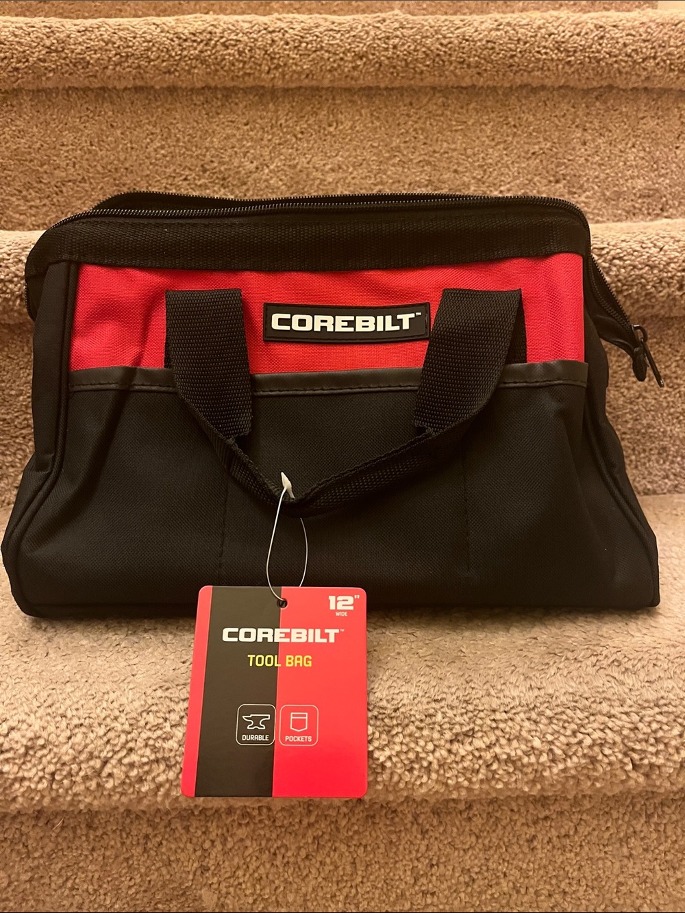Core built, 12 inch tool bag